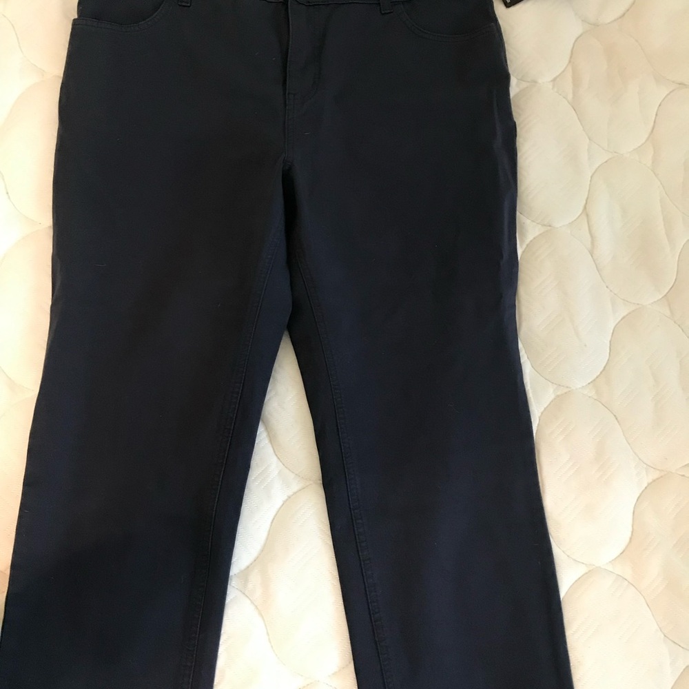 Dickies Blue Cropped Ankle Pants